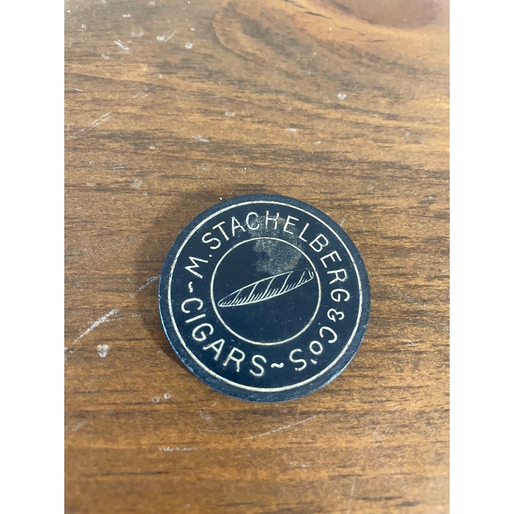 Vintage M. Stachelberg & Co Cigars Advertising Token Collectible Tobacciana